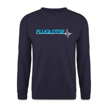 Fluglotse - Unisex Pullover - Navy - Vorne - Alina (178cm) & Michal (187cm)