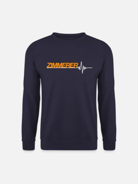 Zimmerer Herzschlag - Unisex Pullover - Navy