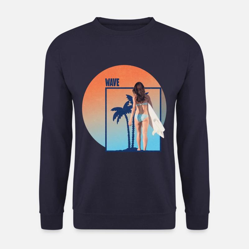 Wave - Unisex Sweatshirt - navy
