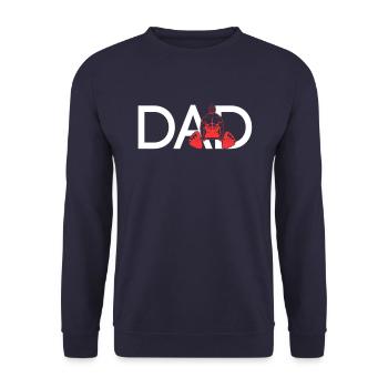Culturisme Papa - Sweat-shirt Unisexe - marine - Devant - Alina (178cm) & Michal (187cm)