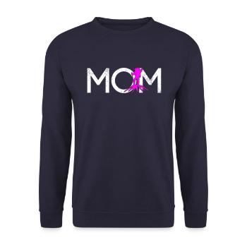 Maman randonneuse - Sweat-shirt Unisexe - marine - Devant - Alina (178cm) & Michal (187cm)