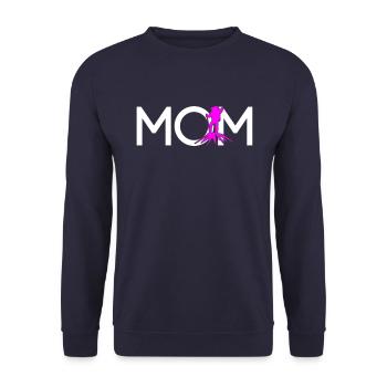 Maman randonneuse - Sweat-shirt Unisexe - marine - Devant - Alina (178cm) & Michal (187cm)