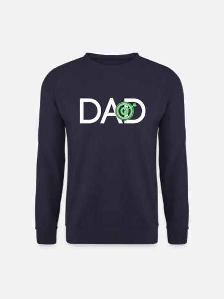 fléchettes papa - Sweat-shirt Unisexe - marine