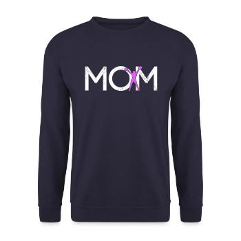 cheerleading Mama - Unisex Pullover - Navy - Vorne - Alina (178cm) & Michal (187cm)