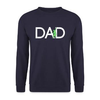 Tennis Papa - Sweat-shirt Unisexe - marine - Devant - Alina (178cm) & Michal (187cm)