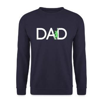 Tennis Papa - Sweat-shirt Unisexe - marine - Devant - Alina (178cm) & Michal (187cm)