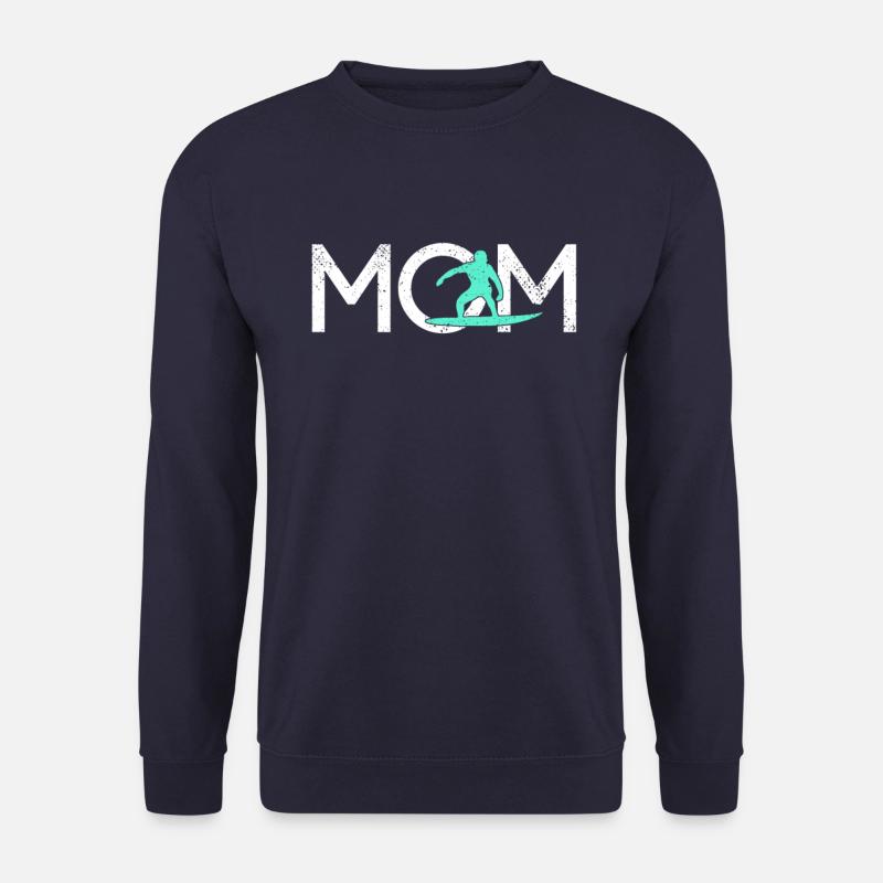surfing Mama - Unisex Pullover - Navy