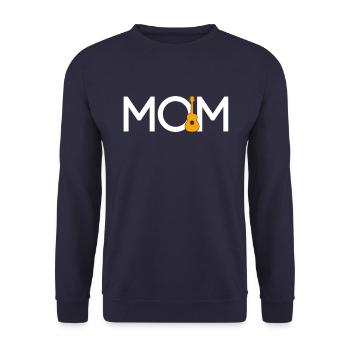 Guitare Mama - Sweat-shirt Unisexe - marine - Devant - Alina (178cm) & Michal (187cm)