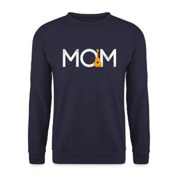 Guitare Mama - Sweat-shirt Unisexe - marine - Devant - Alina (178cm) & Michal (187cm)