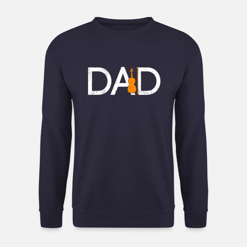 Violin Papa - Unisex Sweatshirt - navy