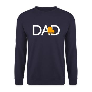 Klavier Papa - Unisex Pullover - Navy - Vorne - Alina (178cm) & Michal (187cm)