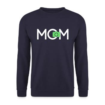 Photographe Mama - Sweat-shirt Unisexe - marine - Devant - Alina (178cm) & Michal (187cm)