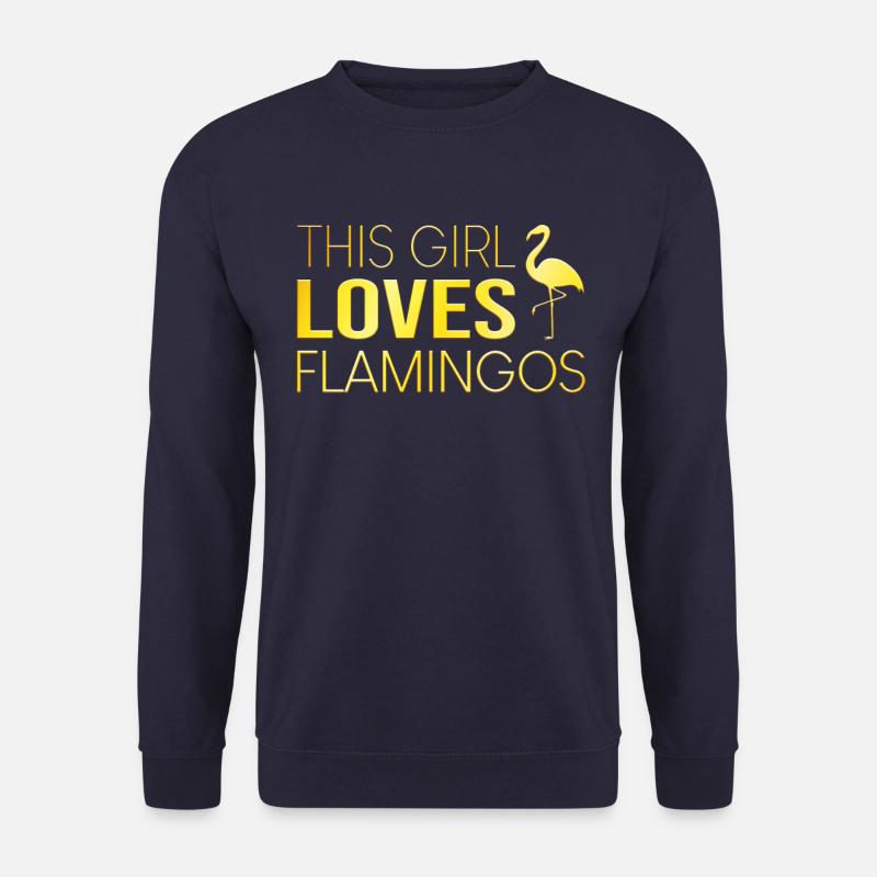 Mädchen Flamingo Spruch - Unisex Pullover - Navy