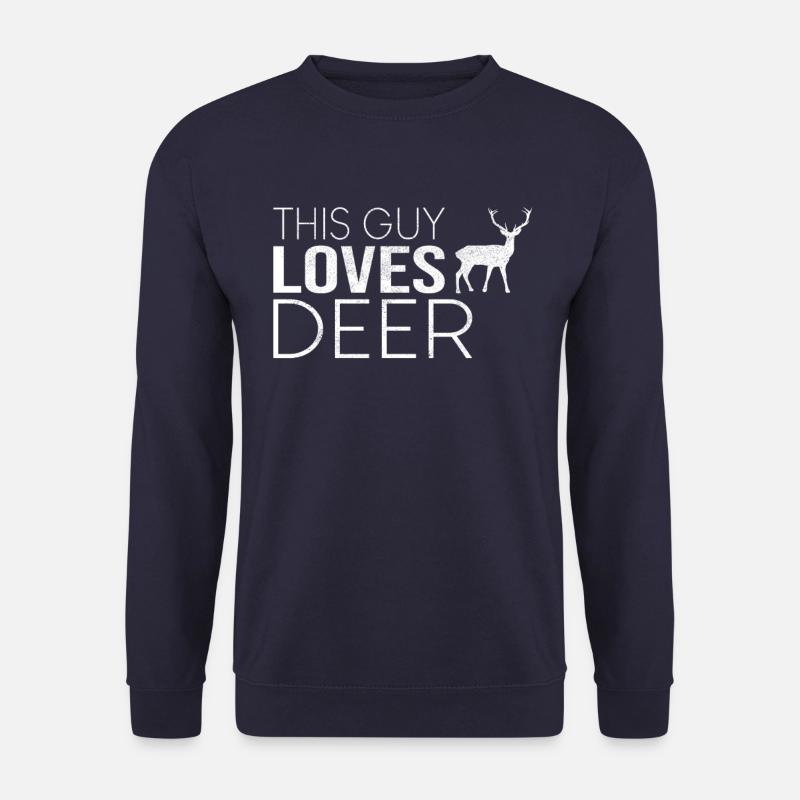 Typ Hirsch Spruch - Unisex Pullover - Navy