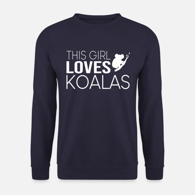 Fille Koala Disant - Sweat-shirt Unisexe - marine