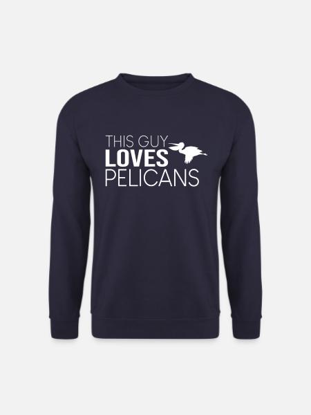 Typ Pelikan Spruch - Unisex Pullover - Navy