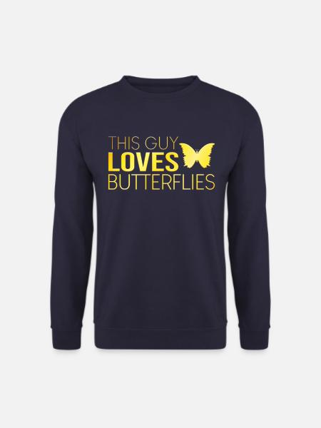 Typ Schmetterling Spruch - Unisex Pullover - Navy