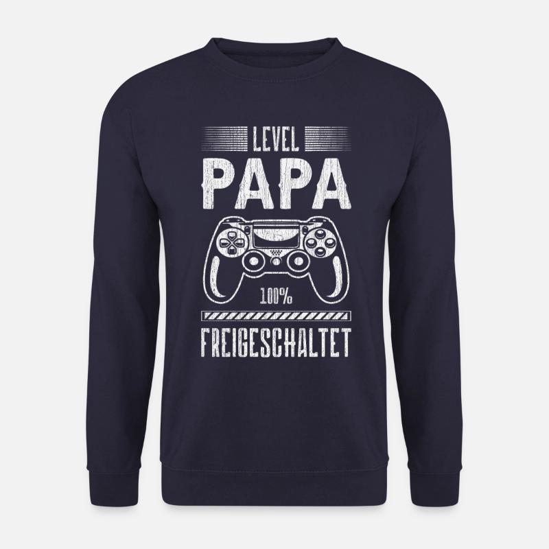 Für Papa zur Geburt, Frischgebackener Papa, Gaming - Unisex Pullover - Navy