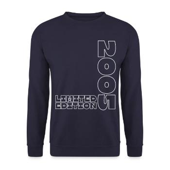 18 JAHRE 18. GEBURTSTAG LIMITED EDITION 2005 - Unisex Pullover - Navy - Vorne - Alina (178cm) & Michal (187cm)