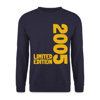 18 JAHRE 18. GEBURTSTAG LIMITED EDITION 2005 - Unisex Pullover - Navy - Vorne - Alina (178cm) & Michal (187cm)