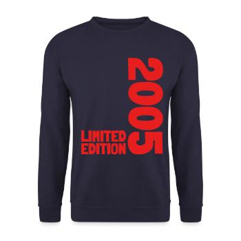 18 JAHRE 18. GEBURTSTAG LIMITED EDITION 2005 - Unisex Pullover - Navy - Vorne - Alina (178cm) & Michal (187cm)