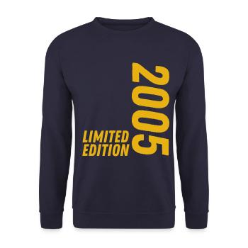 18 JAHRE 18. GEBURTSTAG LIMITED EDITION 2005 - Unisex Pullover - Navy - Vorne - Alina (178cm) & Michal (187cm)