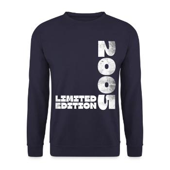 18 JAHRE 18. GEBURTSTAG LIMITED EDITION 2005 - Unisex Pullover - Navy - Vorne - Alina (178cm) & Michal (187cm)