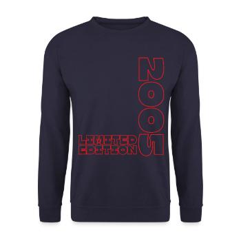 18 JAHRE 18. GEBURTSTAG LIMITED EDITION 2005 - Unisex Pullover - Navy - Vorne - Alina (178cm) & Michal (187cm)