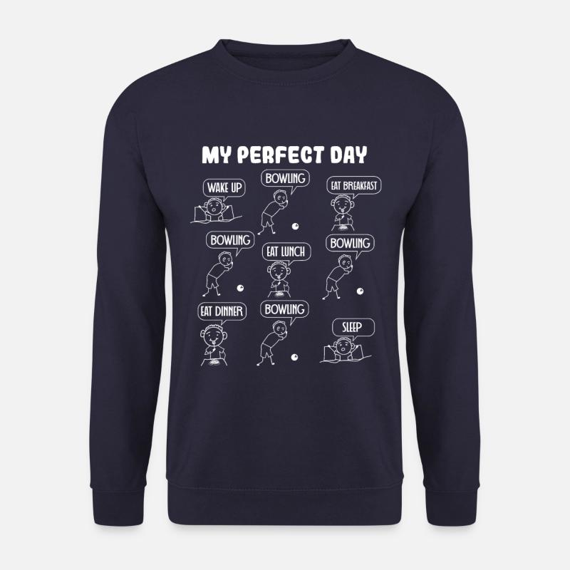 Mon bowling de jour parfait - Sweat-shirt Unisexe - marine