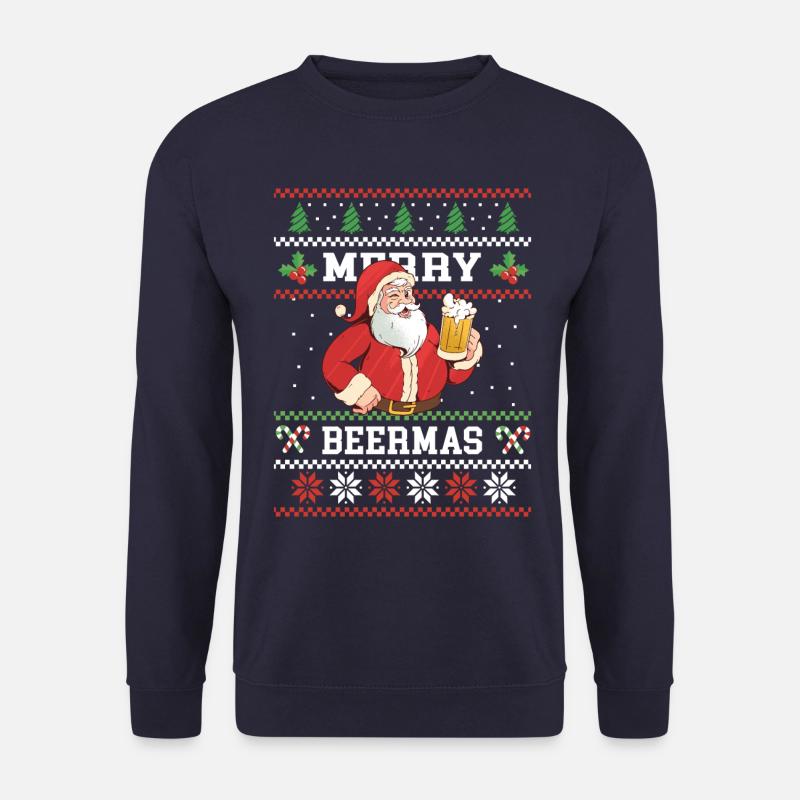 Joyeux Beermas - Sweat-shirt Unisexe - marine