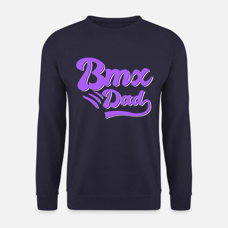 BMX Papa Gift - Unisex Sweatshirt - navy