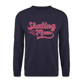 Cadeau Skating Mama - Sweat-shirt Unisexe - marine - Devant - Alina (178cm) & Michal (187cm)