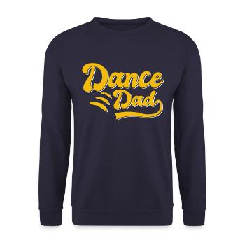Cadeau Dancing Papa - Sweat-shirt Unisexe - marine - Devant - Alina (178cm) & Michal (187cm)