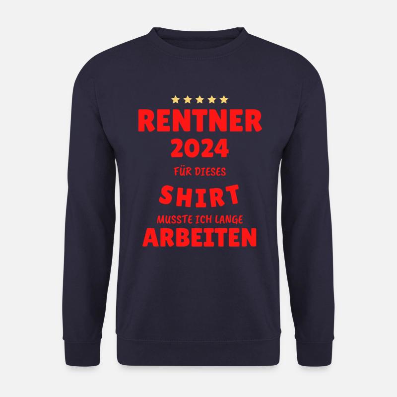 RENTE 2024 - EINE LEGENDE VERLÄSST DAS GELÄNDE! - Unisex Pullover - Navy
