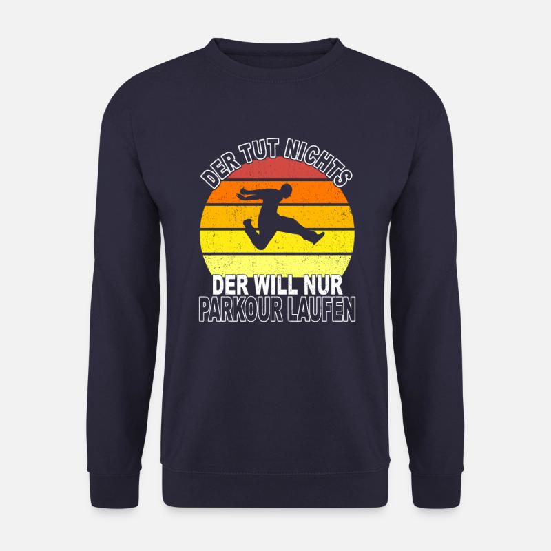 Parkour Spruch - Unisex Pullover - Navy