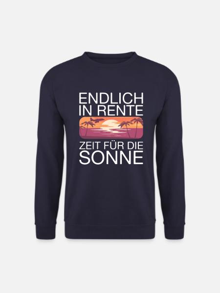 Endlich Rente Spruch - Unisex Pullover - Navy