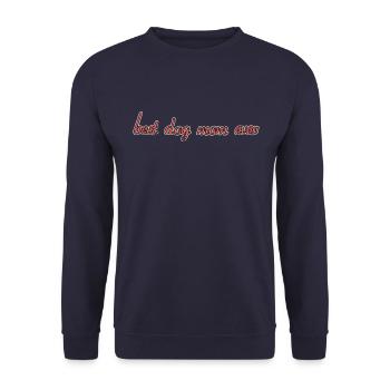 best dog mom ever - Unisex Sweatshirt - navy - Front - Alina (178cm) & Michal (187cm)