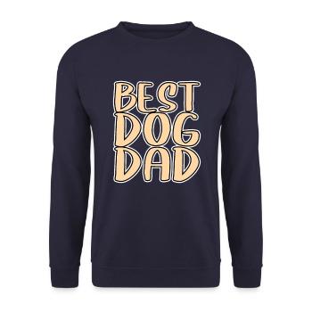Meilleur père de chien - Sweat-shirt Unisexe - marine - Devant - Alina (178cm) & Michal (187cm)