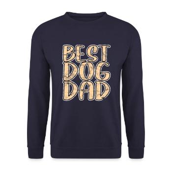 Meilleur père de chien - Sweat-shirt Unisexe - marine - Devant - Alina (178cm) & Michal (187cm)