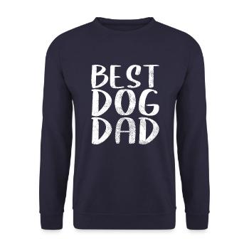 Meilleur père de chien - Sweat-shirt Unisexe - marine - Devant - Alina (178cm) & Michal (187cm)