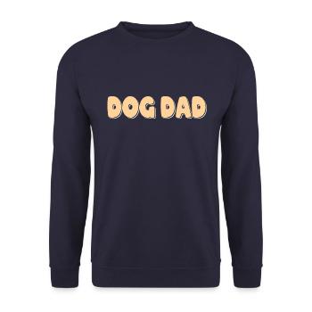Hunde Papa - Unisex Pullover - Navy - Vorne - Alina (178cm) & Michal (187cm)