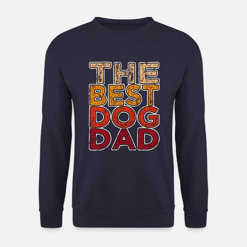 best dog daddy retro - Unisex Sweatshirt - navy