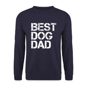 Meilleur père de chien - Sweat-shirt Unisexe - marine - Devant - Alina (178cm) & Michal (187cm)
