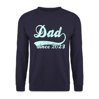 Papa 2023 - Sweat-shirt Unisexe - marine - Devant - Alina (178cm) & Michal (187cm)