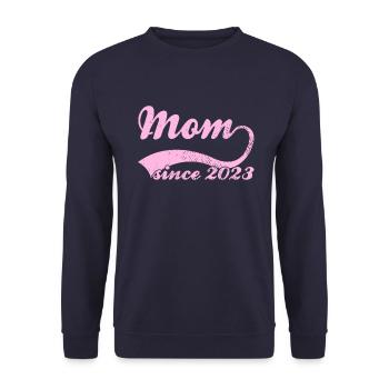 Mama 2023 - Unisex Pullover - Navy - Vorne - Alina (178cm) & Michal (187cm)