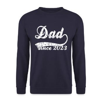 Papa 2023 - Sweat-shirt Unisexe - marine - Devant - Alina (178cm) & Michal (187cm)
