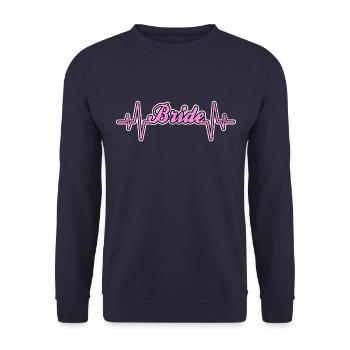 Conception 328 - Sweat-shirt Unisexe - marine - Devant - Alina (178cm) & Michal (187cm)