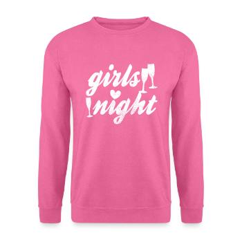 Mädels night - Unisex Pullover - Pink - Vorne