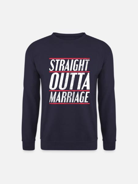 Scheidung Trennung Spruch - Unisex Pullover - Navy