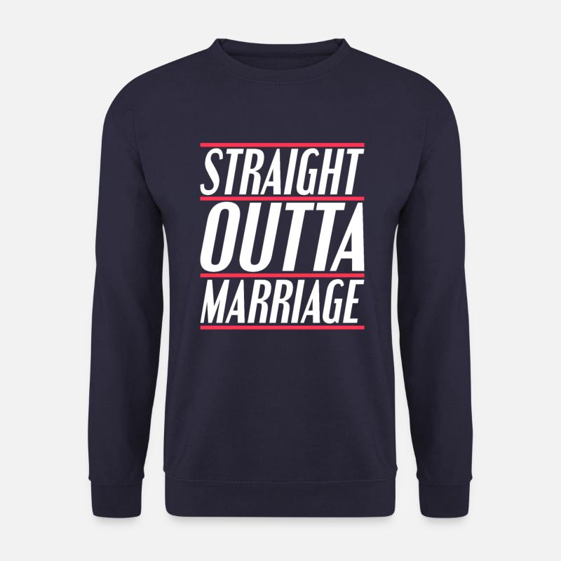 Scheidung Trennung Spruch - Unisex Pullover - Navy